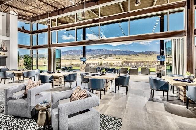 1622 Trailview Dr, Beaumont, CA 92223 - building lobby with a towering ceiling and a mountain view