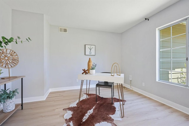 5452 Gooseberry Way, Oceanside, CA 92057 - office area featuring light wood finished floors and baseboards