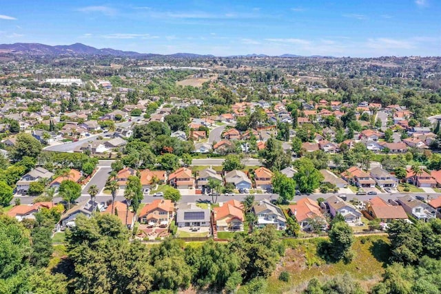 5452 Gooseberry Way, Oceanside, CA 92057 - aerial view of property and surrounding area featuring mountains and nearby suburban area