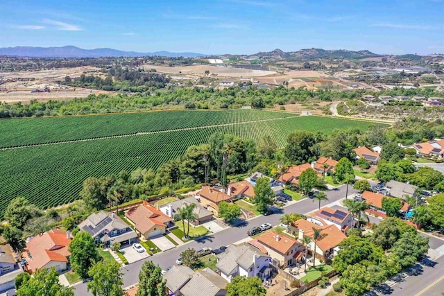5452 Gooseberry Way, Oceanside, CA 92057 - aerial view of property's location featuring rows of crops and nearby suburban area