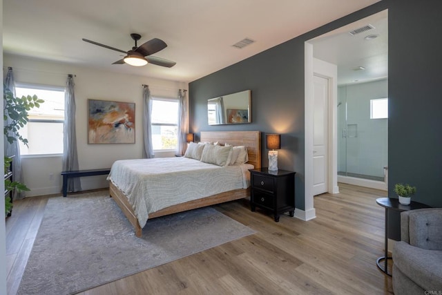 744 Adelaide Cir, Encinitas, CA 92024 - bedroom featuring wood finished floors and ceiling fan