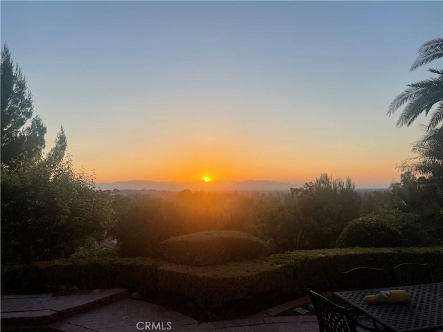 8042 Masefield Ct, West Hills, CA 91304 - view of patio terrace at dusk