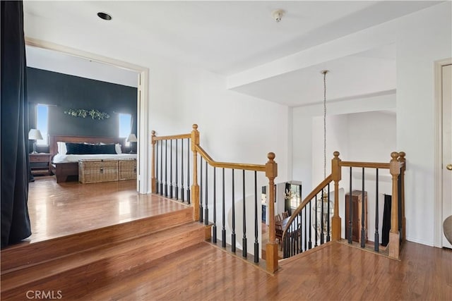 8042 Masefield Ct, West Hills, CA 91304 - stairway featuring wood finished floors and baseboards