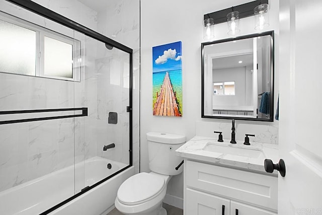 1254 13th St, Imperial Beach, CA 91932 - bathroom with vanity and enclosed tub / shower combo