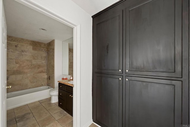 9860 Dale Ave Unit A8, Spring Valley, CA 91977 - bathroom featuring vanity, tile patterned flooring, and washtub / shower combination
