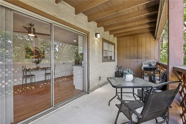 1124 S Citron Unit 85, Anaheim, CA 92805 - view of patio / terrace with outdoor dining area and a grill