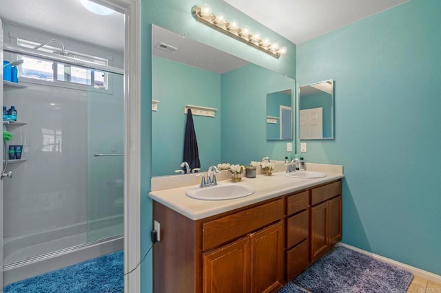 1789 Perrin Pl, Chula Vista, CA 91913 - bathroom with double vanity and a shower stall