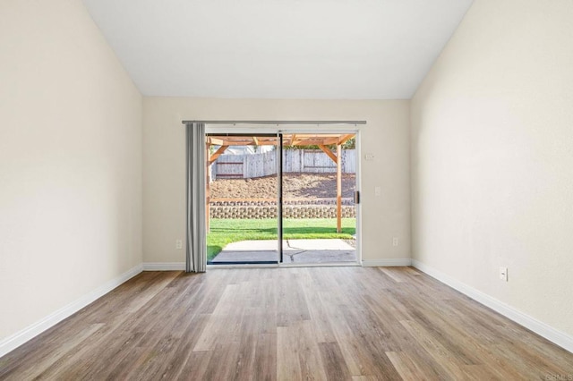 5149 Maplewood Cir, Oceanside, CA 92056 - empty room featuring wood finished floors and baseboards