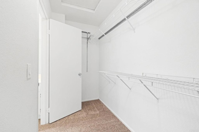 5149 Maplewood Cir, Oceanside, CA 92056 - spacious closet featuring carpet flooring and attic access
