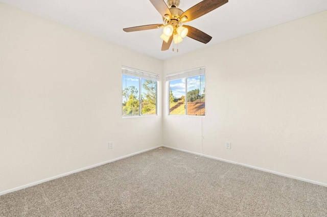5149 Maplewood Cir, Oceanside, CA 92056 - spare room featuring light carpet and ceiling fan