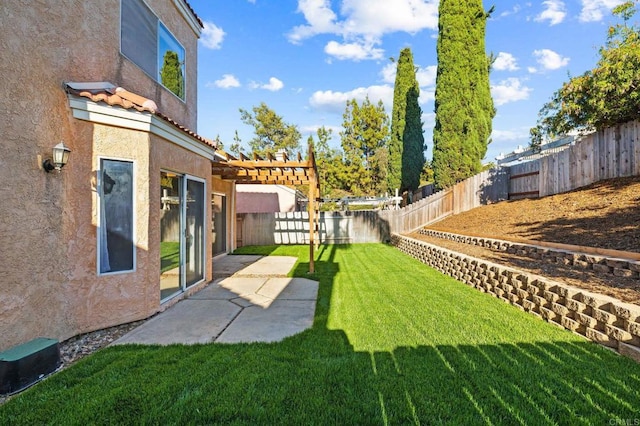 5149 Maplewood Cir, Oceanside, CA 92056 - fenced backyard with a patio area and a pergola