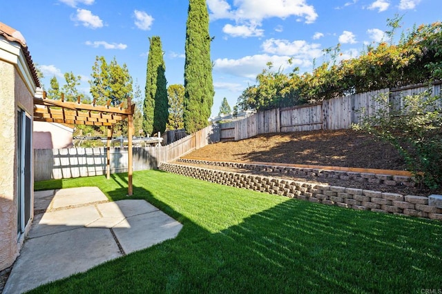 5149 Maplewood Cir, Oceanside, CA 92056 - fenced backyard with a patio area