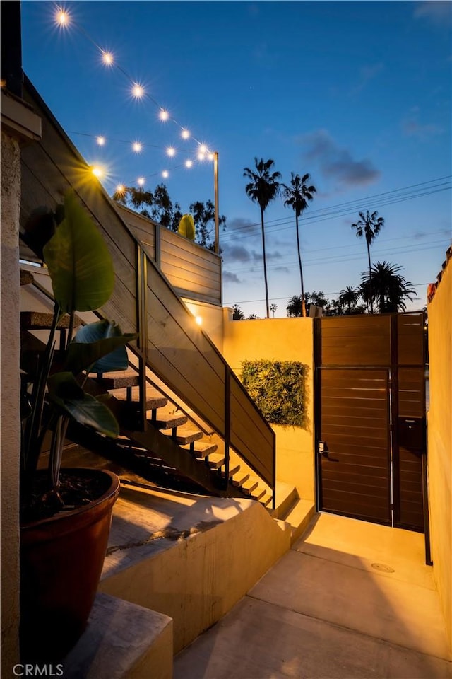 1030 Echo Park Ave, Los Angeles, CA 90026 - view of patio featuring stairway