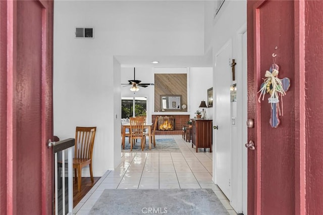 1358 Oakhurst Ct, Camarillo, CA 93010 - hall with light tile patterned flooring