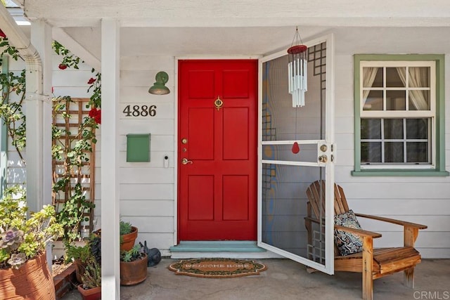 4886 Twain Ave, San Diego, CA 92120 - property entrance with covered porch