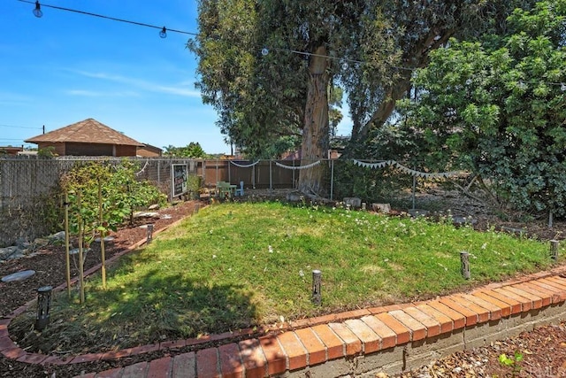 4886 Twain Ave, San Diego, CA 92120 - fenced backyard with a vegetable garden