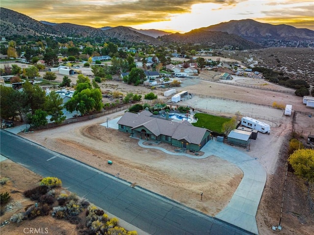32175 Cedarcroft Rd, Acton, CA 93510 - drone / aerial view of a mountainous background