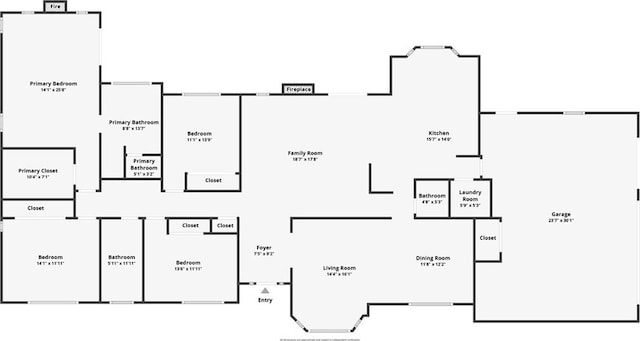 32175 Cedarcroft Rd, Acton, CA 93510 - view of floor plan / room layout