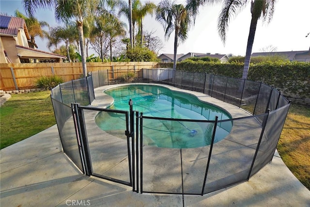845 E Redwood Cir, Hanford, CA 93230 - view of swimming pool with a fenced backyard