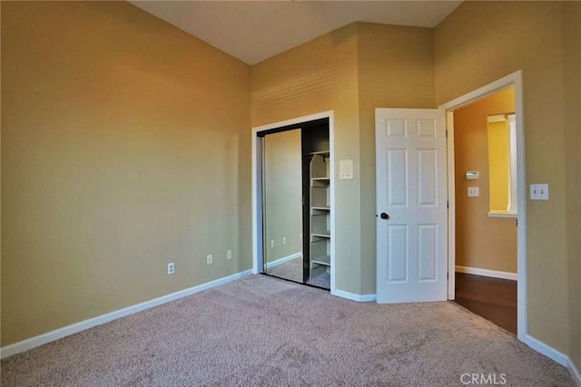 845 E Redwood Cir, Hanford, CA 93230 - unfurnished bedroom featuring carpet and a closet
