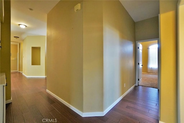 845 E Redwood Cir, Hanford, CA 93230 - hallway with dark wood-type flooring