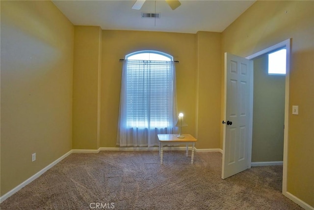 845 E Redwood Cir, Hanford, CA 93230 - unfurnished room with ceiling fan and carpet floors