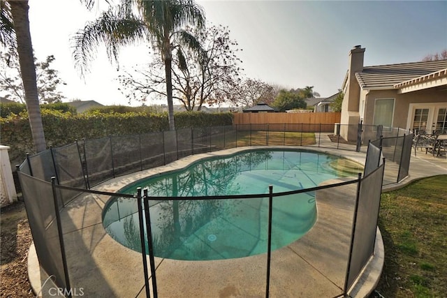 845 E Redwood Cir, Hanford, CA 93230 - view of pool with a fenced backyard and a patio