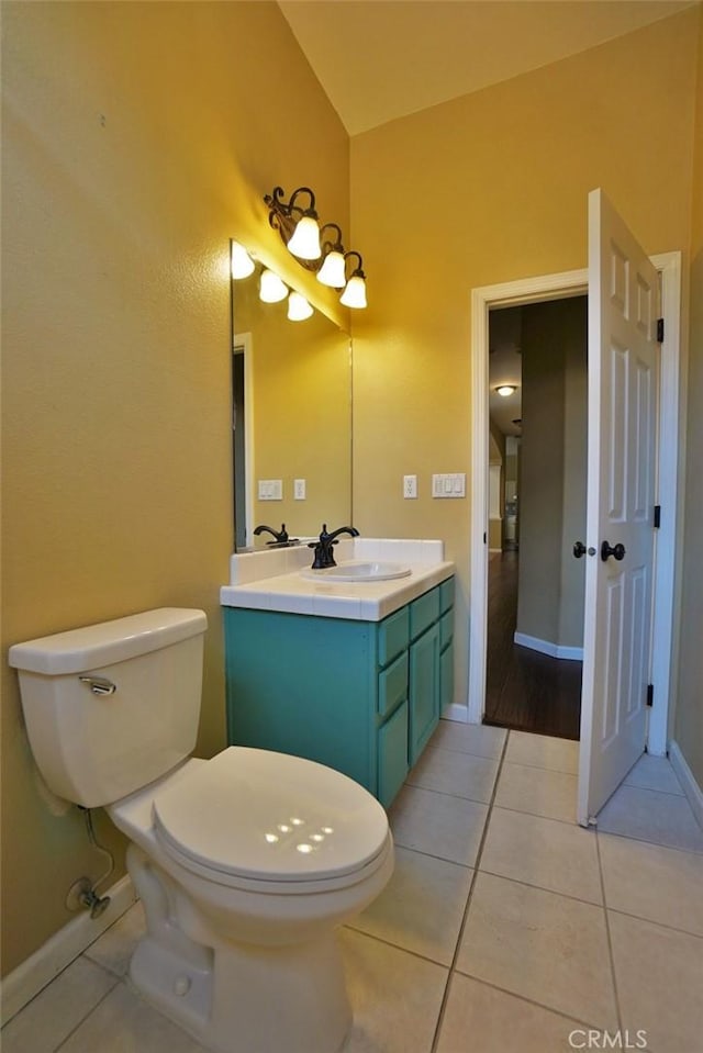 845 E Redwood Cir, Hanford, CA 93230 - bathroom with tile patterned floors and vanity