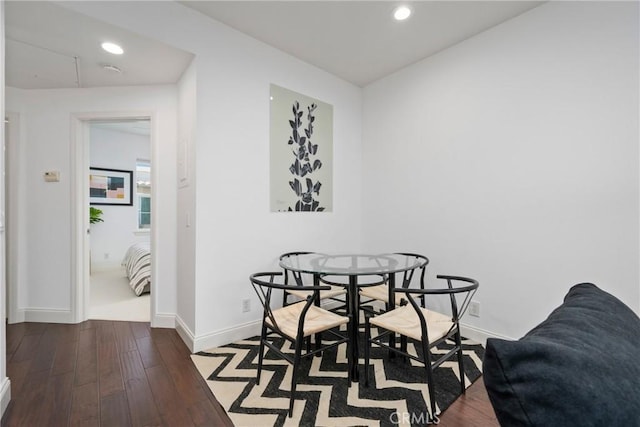 322 Dewdrop, Irvine, CA 92603 - dining space featuring wood finished floors and recessed lighting