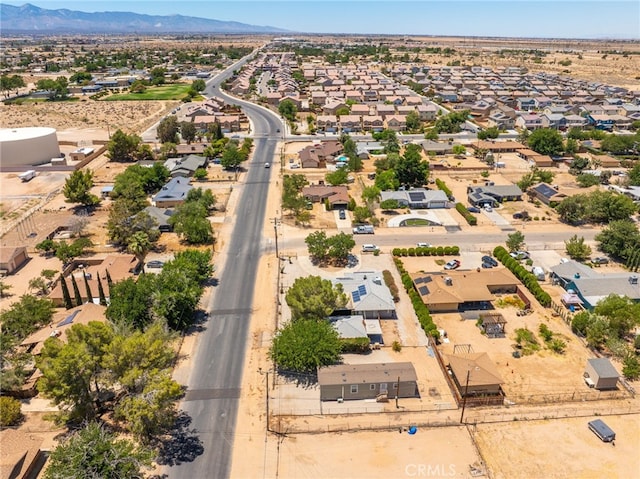 10147 Primrose Ave, Hesperia, CA 92345 - aerial perspective of suburban area featuring a mountain backdrop