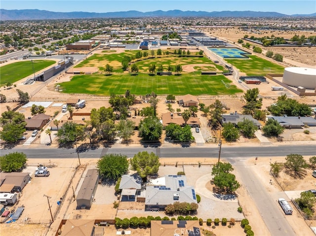 10147 Primrose Ave, Hesperia, CA 92345 - aerial view of residential area featuring mountains