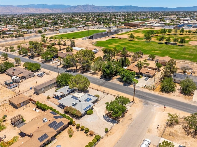 10147 Primrose Ave, Hesperia, CA 92345 - aerial view of residential area with mountains