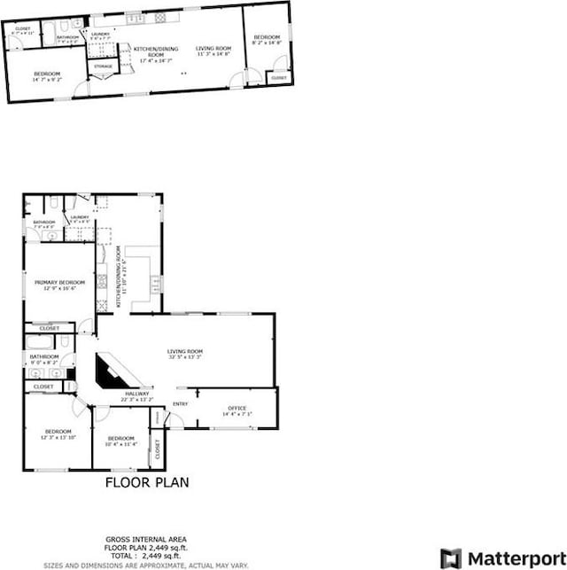 10147 Primrose Ave, Hesperia, CA 92345 - view of home floor plan