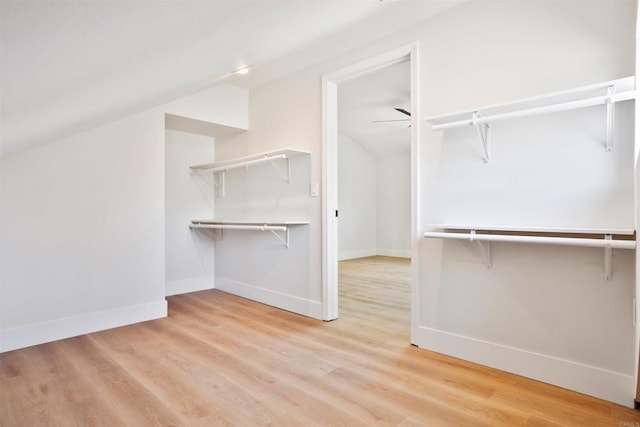 286 E Mission Rd, Corona, CA 92879 - spacious closet featuring light wood-type flooring and lofted ceiling