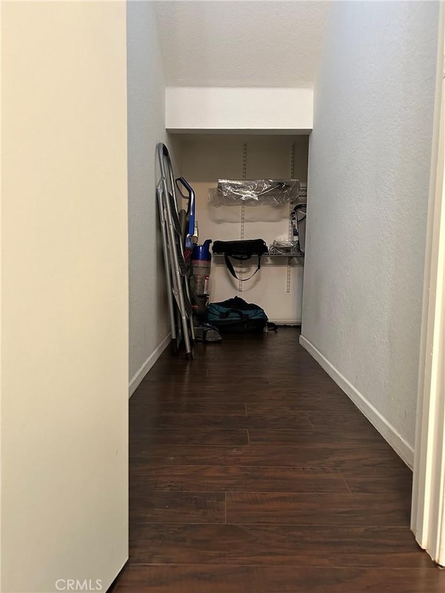 132 Sandpiper Ln, Aliso Viejo, CA 92656 - hallway with wood finished floors and baseboards