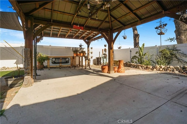 8283 Cornwall Ave, Rancho Cucamonga, CA 91739 - fenced backyard with a gazebo and a patio