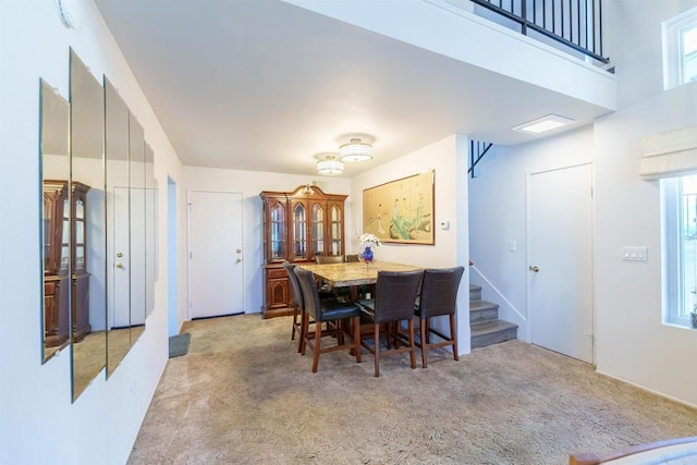 3833 Via Del Bardo, San Ysidro, CA 92173 - carpeted dining room with stairway