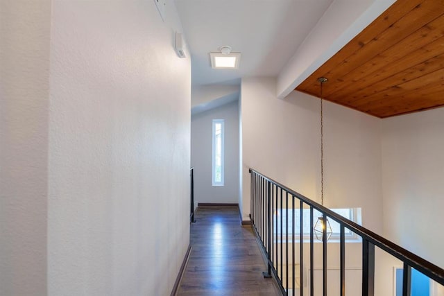 3833 Via Del Bardo, San Ysidro, CA 92173 - hall with wood finished floors and vaulted ceiling