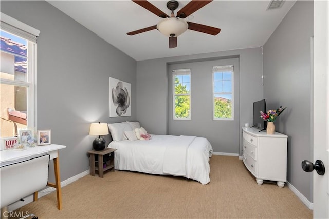 25 Thalia St, Ladera Ranch, CA 92694 - bedroom featuring light colored carpet and ceiling fan