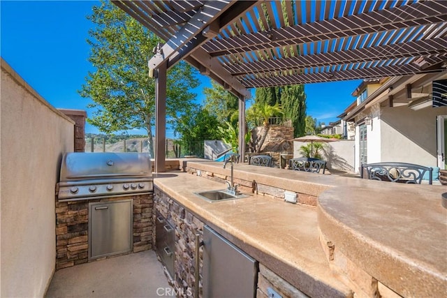 25 Thalia St, Ladera Ranch, CA 92694 - view of patio / terrace featuring a sink and area for grilling