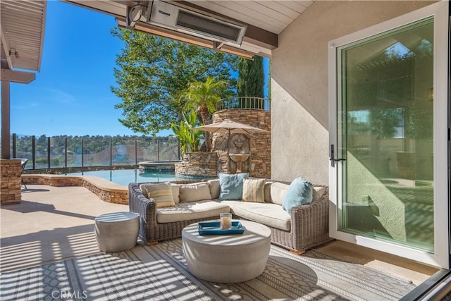 25 Thalia St, Ladera Ranch, CA 92694 - view of patio / terrace featuring an outdoor hangout area