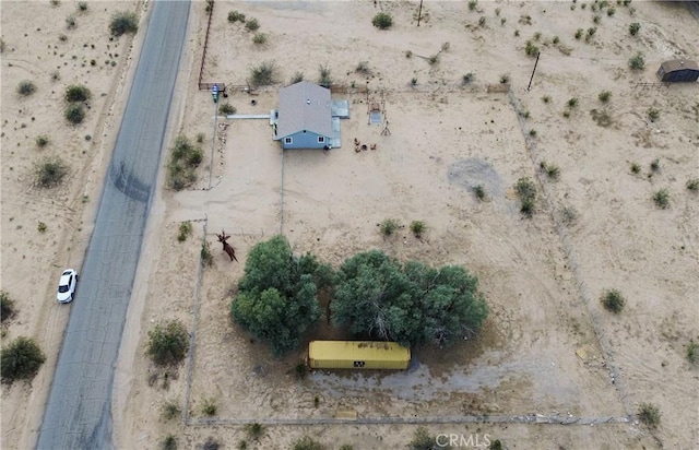 65076 E Broadway, Joshua Tree, CA 92252 - bird's eye view of a desert landscape