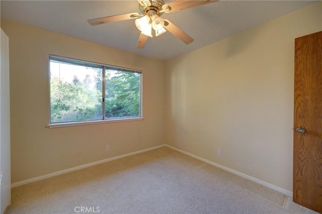 6305 Portola Rd, Atascadero, CA 93422 - spare room with light colored carpet and a ceiling fan