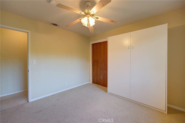 6305 Portola Rd, Atascadero, CA 93422 - unfurnished bedroom featuring light colored carpet and ceiling fan