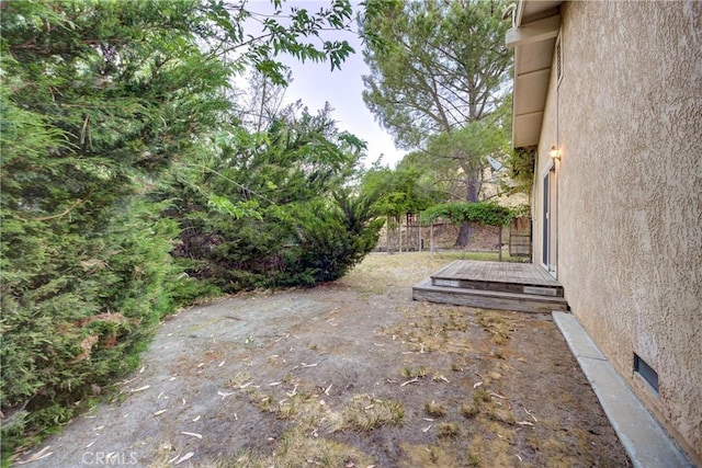 6305 Portola Rd, Atascadero, CA 93422 - view of yard featuring a deck