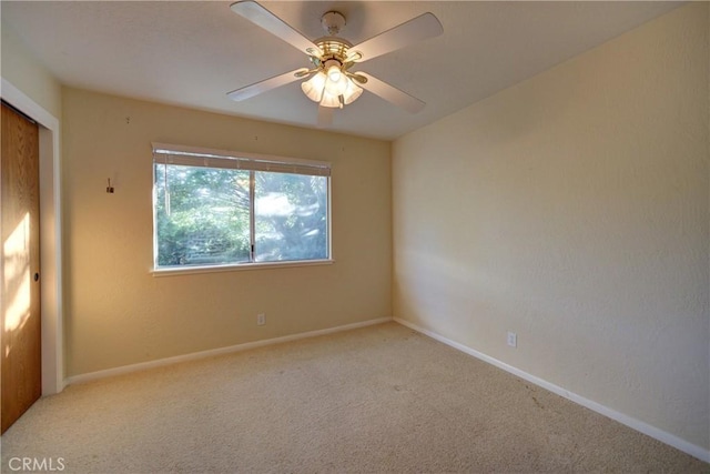 6305 Portola Rd, Atascadero, CA 93422 - spare room featuring carpet and a ceiling fan