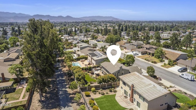 2142 Klamath Dr, Camarillo, CA 93010 - aerial perspective of suburban area with mountains