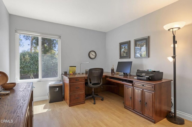 2142 Klamath Dr, Camarillo, CA 93010 - office area with light wood finished floors