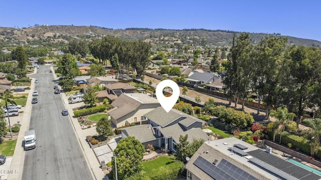 2142 Klamath Dr, Camarillo, CA 93010 - aerial view of residential area featuring a mountain backdrop