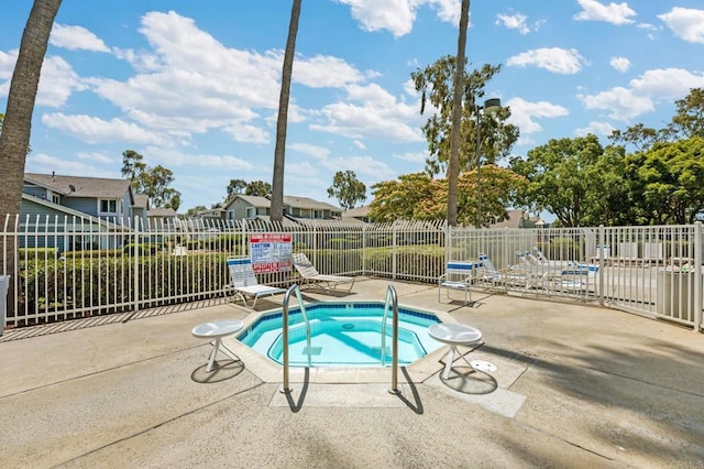 853 Dana Point Way, Oceanside, CA 92058 - view of pool featuring a hot tub and a patio area
